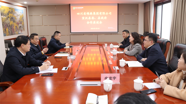 集團(tuán)公司召開與宣漢縣委、縣政府合作座談會(huì)