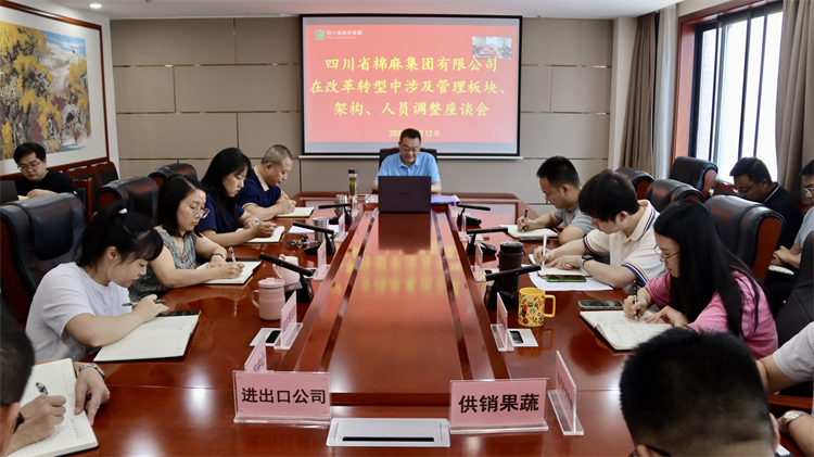 集團(tuán)公司召開在改革轉(zhuǎn)型中涉及管理板塊、架構(gòu)、人員調(diào)整座談會(huì)